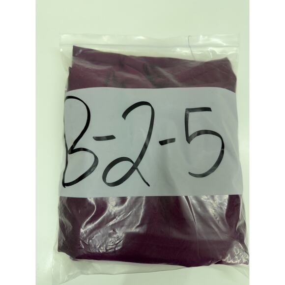 Davids Bridal Womens Dress Size 6 Purple Plum Sleeveless Satin V-Neck Wedding - Picture 12 of 12